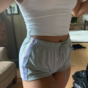 Grey mini soft shorts!
